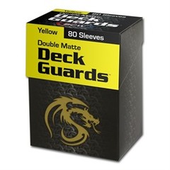 BCW - Deck Guard - Matte - 80 boxed - Yellow