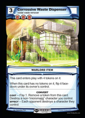 Corrossive Waste Dispenser