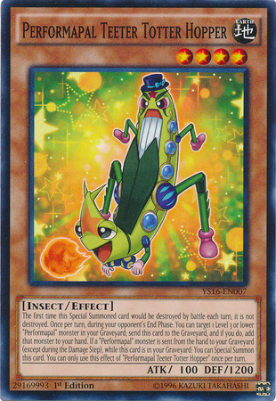 Performapal Teeter Totter Hopper - YS16-EN007 - Commun - 1ere edition // Starter Deck Yuya