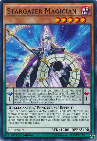 Stargazer Magician - YS16-EN009 - Common - 1st Edition