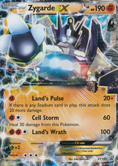 Zygarde EX XY151 Holo Promo - Shiny Kalos Tin Exclusive