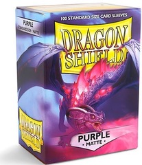 DRAGON SHIELD SLEEVES - MATTE PURPLE (BOX OF 100)