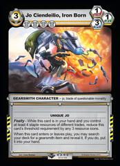 Jo Ciendeilio, Iron Born - Foil