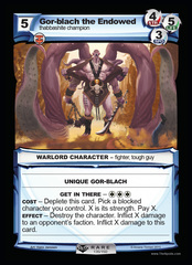 Gor-blach the Endowed - Foil