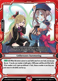 Unforeseen Summoning - BT01/056EN - U
