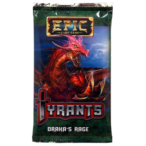 Epic Card Game: Tyrants - Drakas Rage - Booster Pack