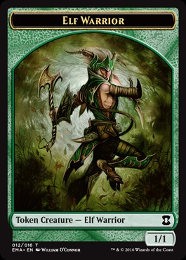 Elf Warrior Token