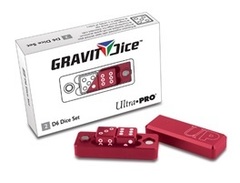 Ultra PRO Gravity Dice D6 Crimson 2pc Set