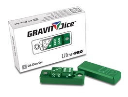 Ultra PRO Gravity Dice D6 Emerald 2pc Set