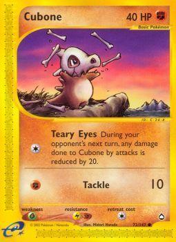 Cubone - 72/147 - Common