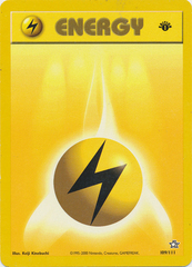 Lightning Energy - 100/102 - Common - 1st Edition