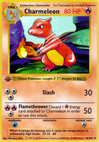 Charmeleon - 24/102 - Uncommon - 1st Edition