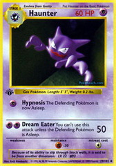 Haunter - 29/102 - Uncommon - 1st Edition