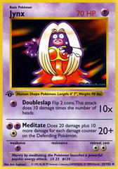 Jynx - 31/102 - Uncommon - 1st Edition