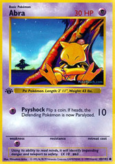 Abra - 43/102 - Common - 1st Edition