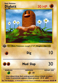 Diglett - 47/102 - Common - 1st Edition