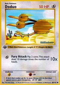 Doduo - 48/102 - Common - 1st Edition