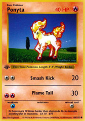 Ponyta - 60/102 - Common - 1st Edition