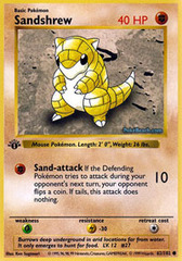 Sandshrew - 62/102 - Common - 1st Edition