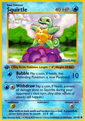 Squirtle - 63/102 - Common - 1st Edition