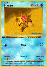 Staryu - 65/102 - Common - 1st Edition