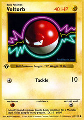 Voltorb - 67/102 - Common - 1st Edition