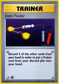 Item Finder - 74/102 - Rare - 1st Edition