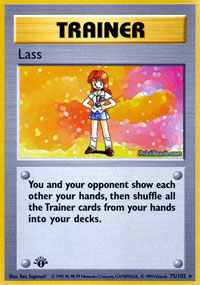 Lass - 75/102 - Rare - 1st Edition