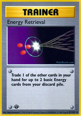 Energy Retrieval - 81/102 - Uncommon - 1st Edition