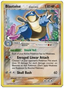 Blastoise (Delta Species) - 2/100 - Holo Rare