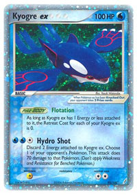 Kyogre EX - 95/100 - Rare Holo EX