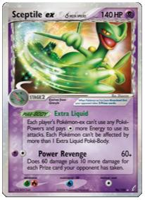 Sceptile EX 96/100 - Rare Holo