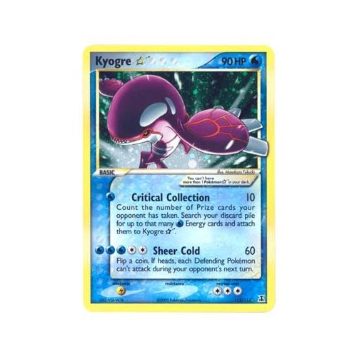 Kyogre Star - 112/113 - Shiny Ultra Rare Holo