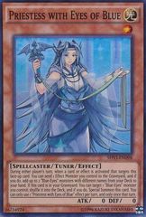 Priestess with Eyes of Blue - SHVI-EN098 - Super Rare - Unlimited Edition