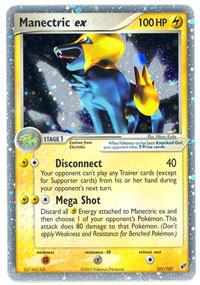 Manectric EX - 101/107 - Rare Holo EX