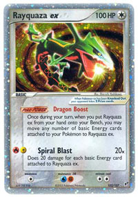 Rayquaza EX 102/107 - Rare Holo