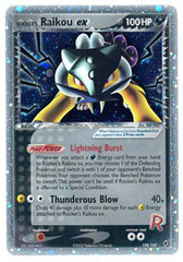 Rocket's Raikou-EX - 108/107 - Rare Holo EX