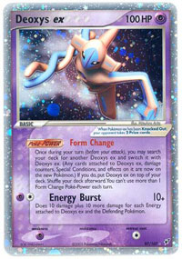 Deoxys ex (Normal) - 97/107 - Rare Holo EX