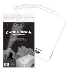 BCW COMIC BOOK DIVIDERS - WHITE