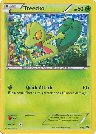 Treecko - 1/12 - McDonalds Promo 2015