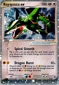 Rayquaza EX 97/97 - Rare Holo