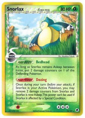 Snorlax (Delta Species) - 10/101 - Holo Rare