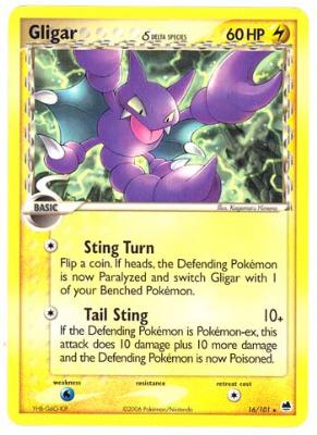 Gligar (Delta Species) - 16/101 - Rare