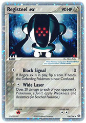 Registeel-EX - 100/106 - Rare Holo EX