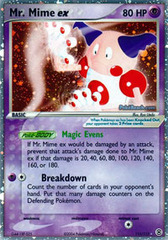 Mr. Mime-EX - 111/112 - Rare Holo EX