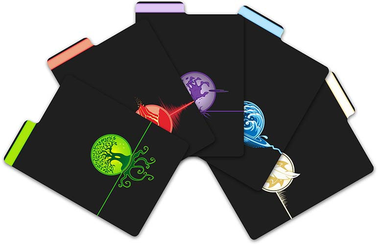 Premium Card Dividers - 5ct Pack - Elementals