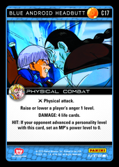 Blue Android Headbutt - C17