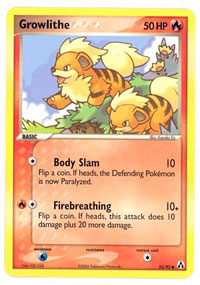 Growlithe - 55/92 - Common