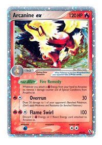 Arcanine EX 83/92 - Rare Holo