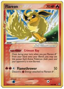 Shining Flareon ☆ - 100/108 - Shiny Rare Holo